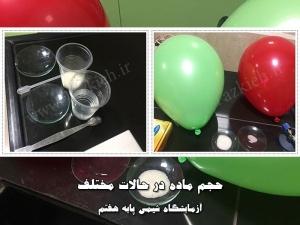 حجم ماده